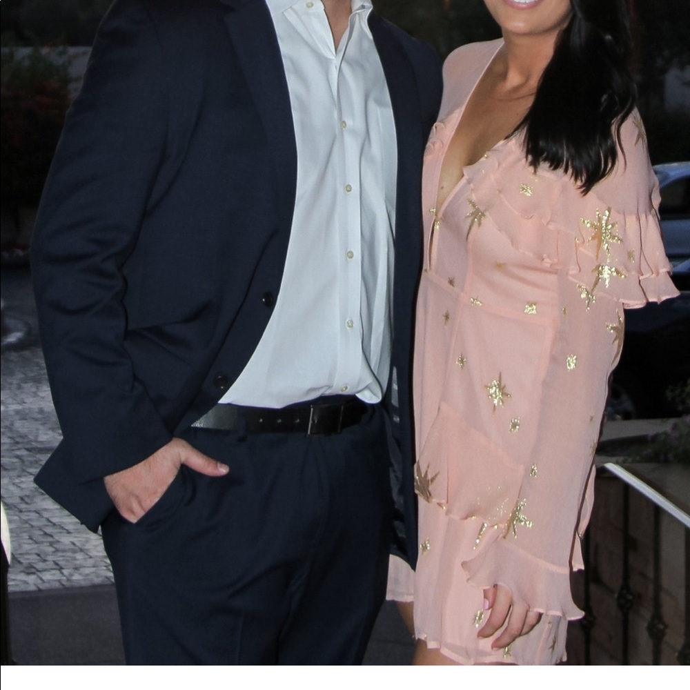 For Love and Lemons Gilded Star mini dress